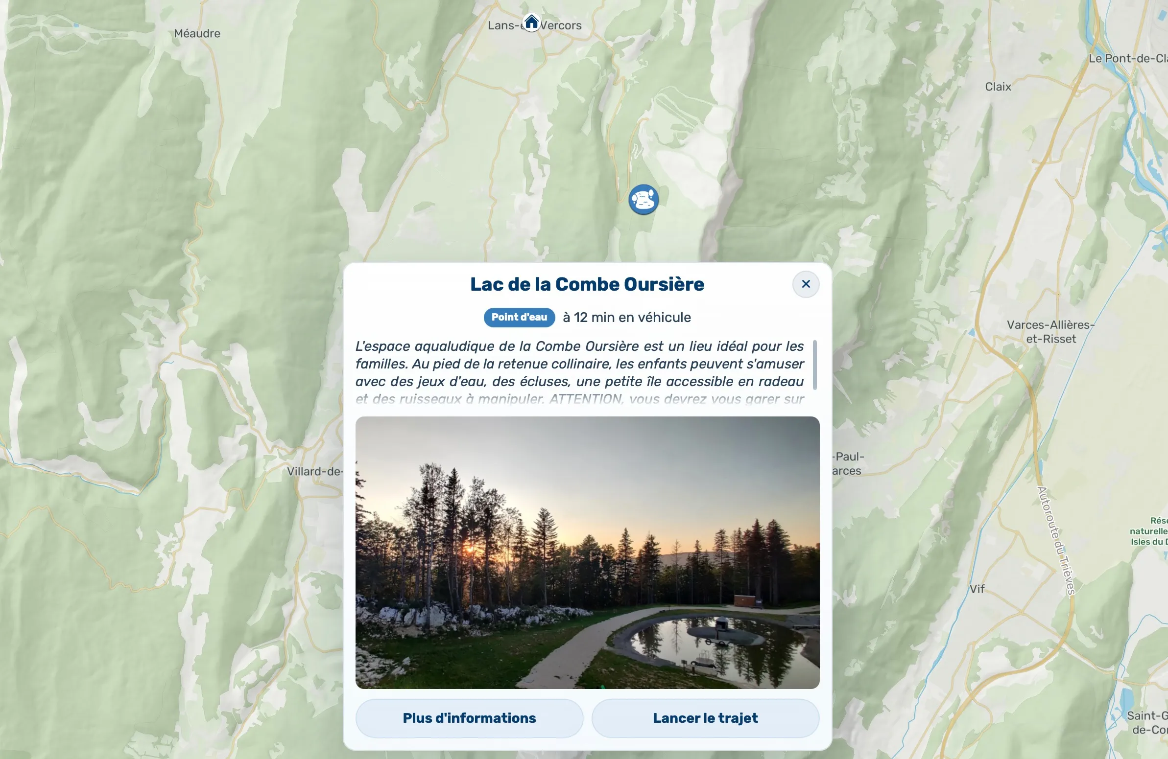 Bonnes adresses locales recommandées sur une carte Logenote