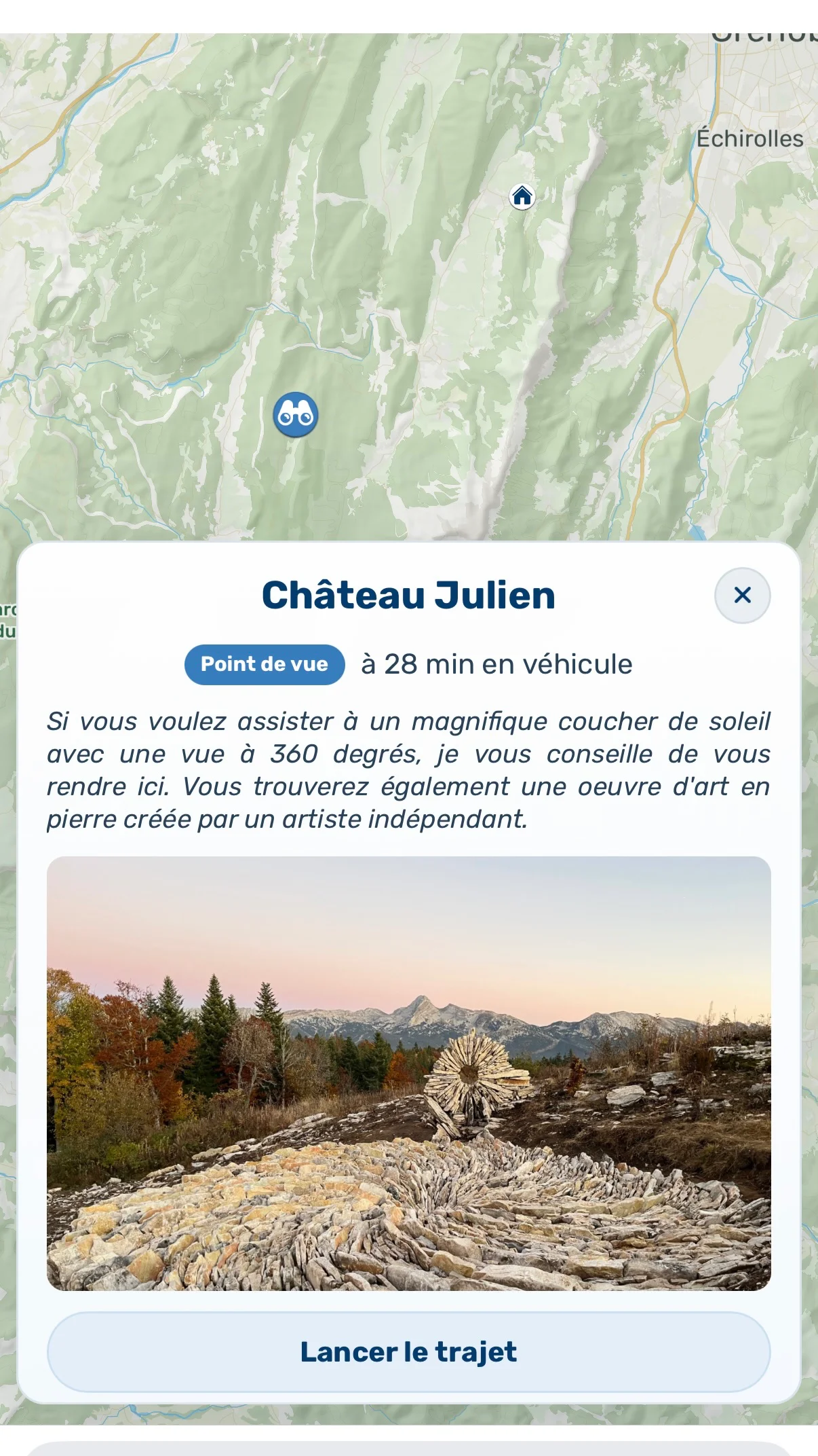 Aperçu lieux à découvrir Logenote