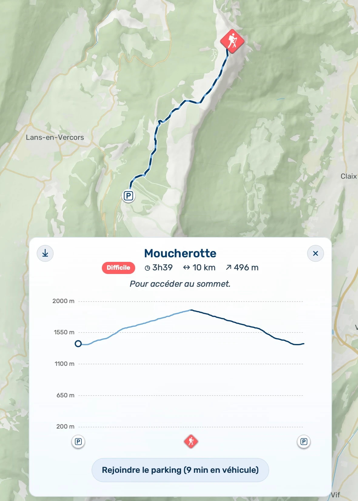 Interface de modification d'une carte Logenote